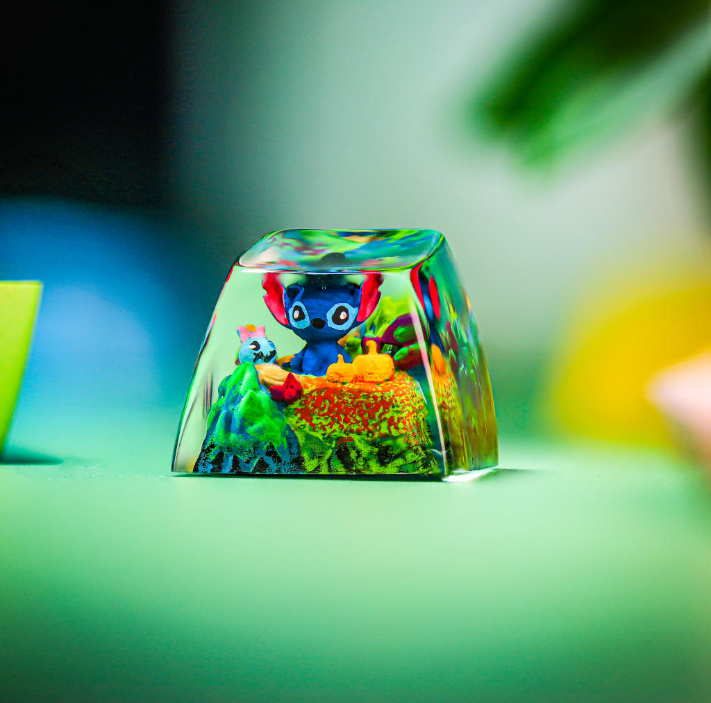 Stitch Keycap Halloween Version 2 Stitch Keycap Halloween Version
