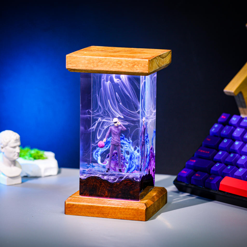 Gojo Satoru Epoxy Night Light 2 Gojo Satoru Night Light