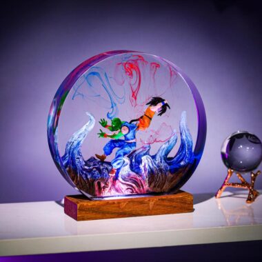 Goten and Piccolo from Dragon Ball Epoxy Lamp