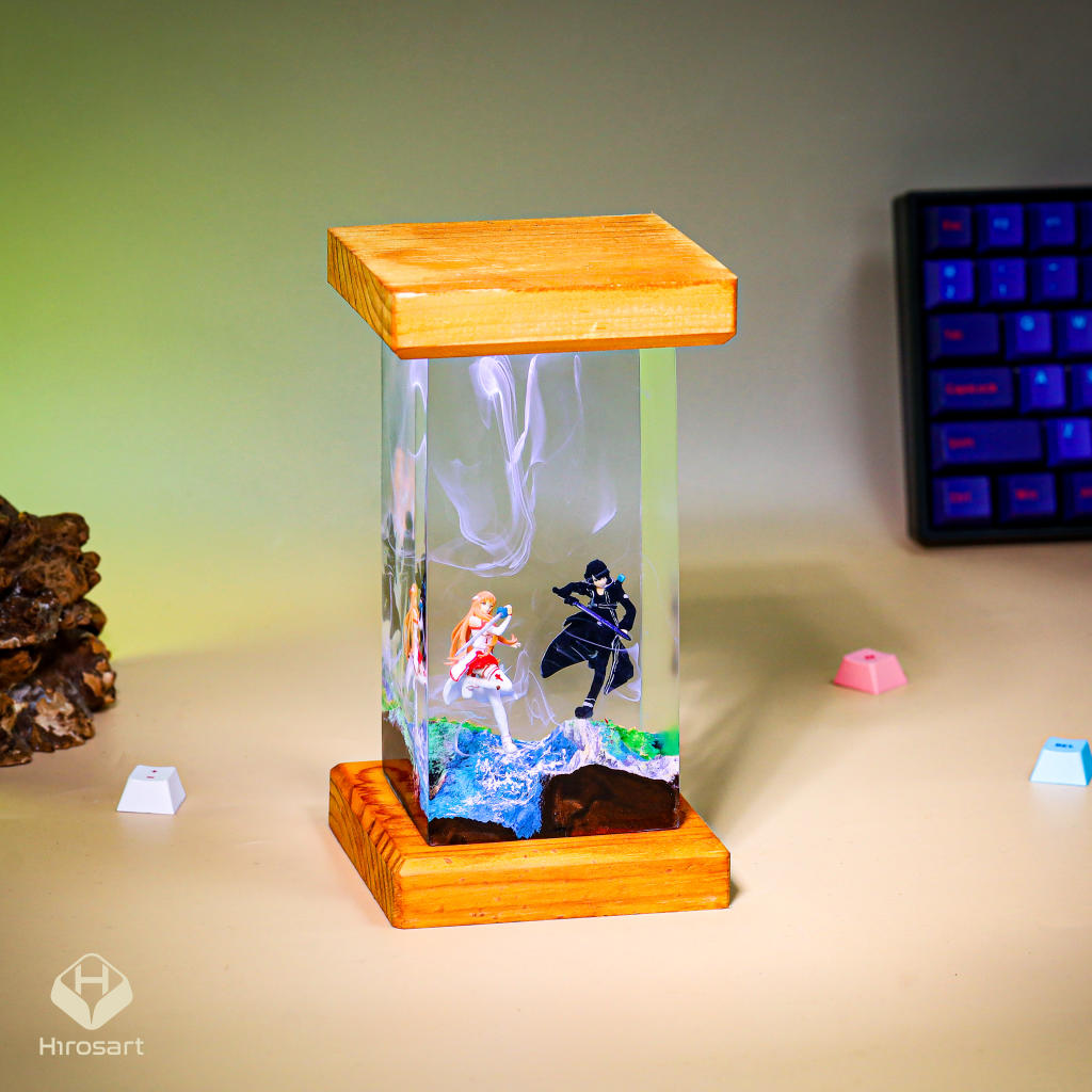 Kirito and Asuna Sword Art Online Epoxy Night Light 5 Kirito and Asuna Sword Art Online Epoxy Night Light