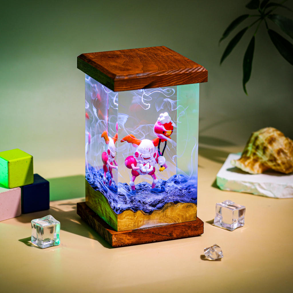 Mr. Mime Pokémon Epoxy Night Lamp 2 Mr. Mime Pokémon Epoxy Night Lamp