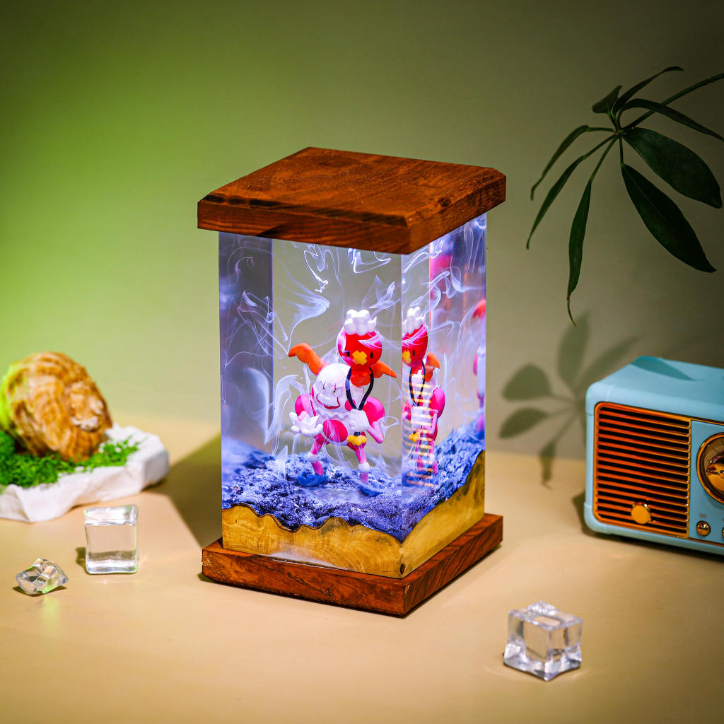 Mr. Mime Pokémon Epoxy Night Lamp 4 Mr. Mime Pokémon Epoxy Night Lamp