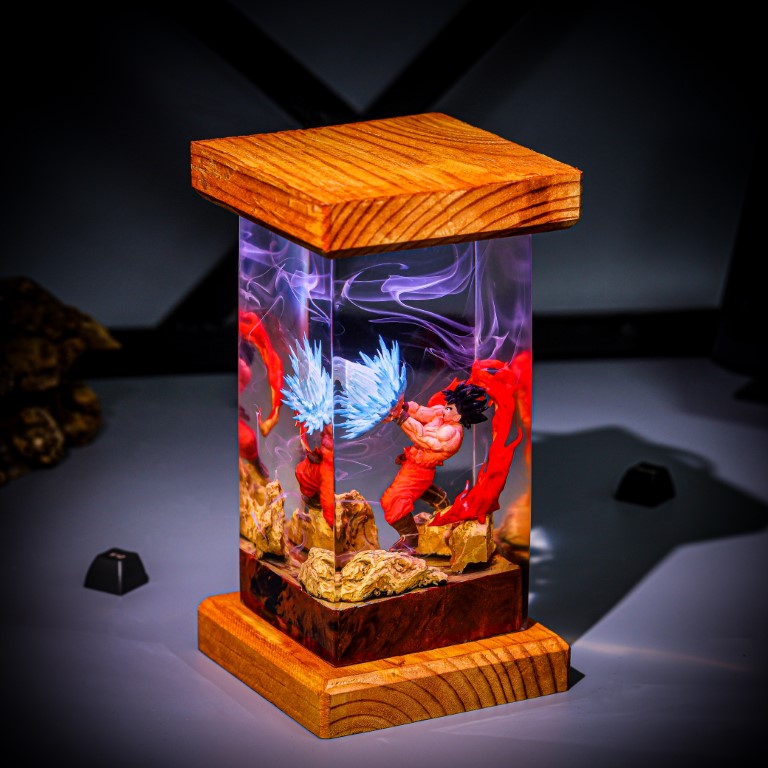 Dragon Ball Son Goku Epoxy Lamp 4 Dragon Ball Son Goku Epoxy Lamp