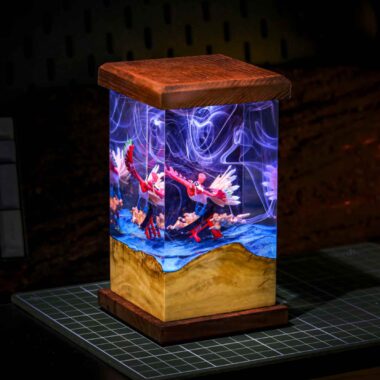 Ho-oh Pokemon Epoxy Night Light