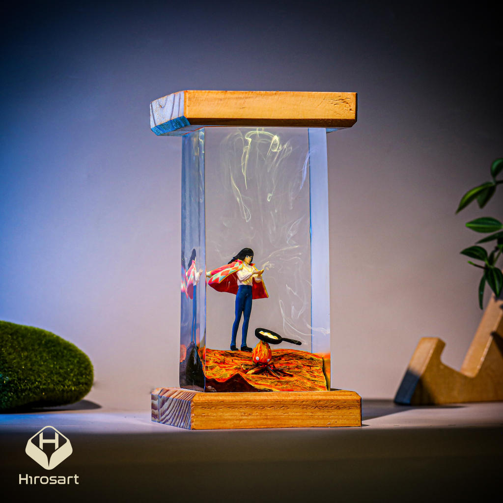 Howl's Moving Castle Epoxy Night Light 5 Howl's Moving Castle Epoxy Night Light
