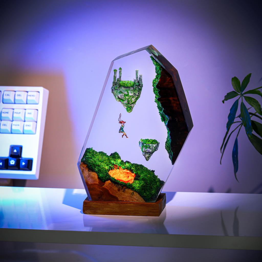 TOTK's Sky Islands in The Legend of Zelda Epoxy Lamp 9 TOTK's Sky Islands in The Legend of Zelda Epoxy Lamp