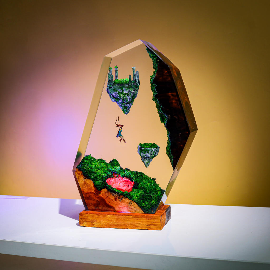 TOTK's Sky Islands in The Legend of Zelda Epoxy Lamp 3 TOTK's Sky Islands in The Legend of Zelda Epoxy Lamp