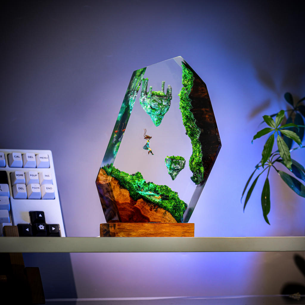 TOTK's Sky Islands in The Legend of Zelda Epoxy Lamp 8 TOTK's Sky Islands in The Legend of Zelda Epoxy Lamp