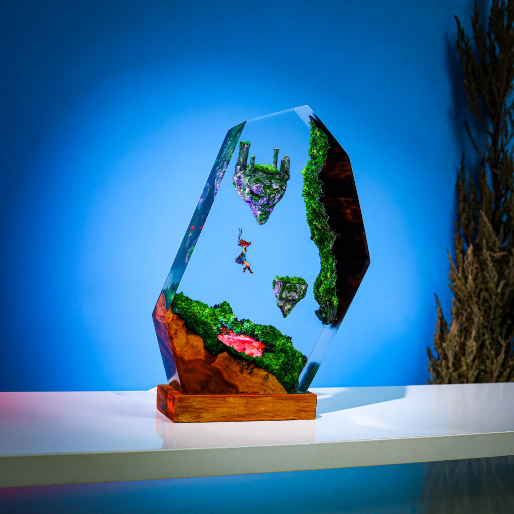 TOTK's Sky Islands in The Legend of Zelda Epoxy Lamp 5 TOTK's Sky Islands in The Legend of Zelda Epoxy Lamp