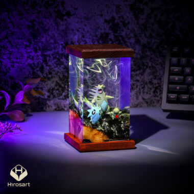 Tyranitar Pokemon Epoxy Night Light
