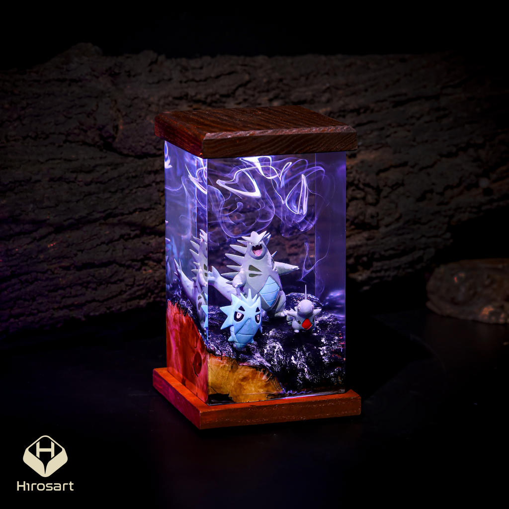 Tyranitar Pokemon Epoxy Night Light 3 Tyranitar Pokemon Epoxy Night Light