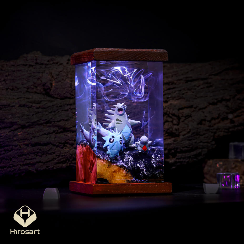 Tyranitar Pokemon Epoxy Night Light 5 Tyranitar Pokemon Epoxy Night Light