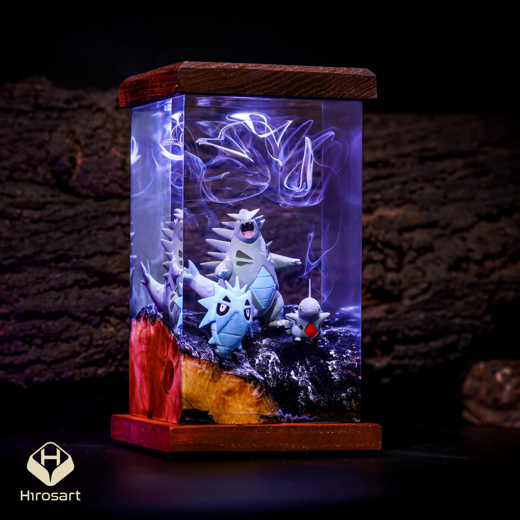 Tyranitar Pokemon Epoxy Night Light 6 Tyranitar Pokemon Epoxy Night Light