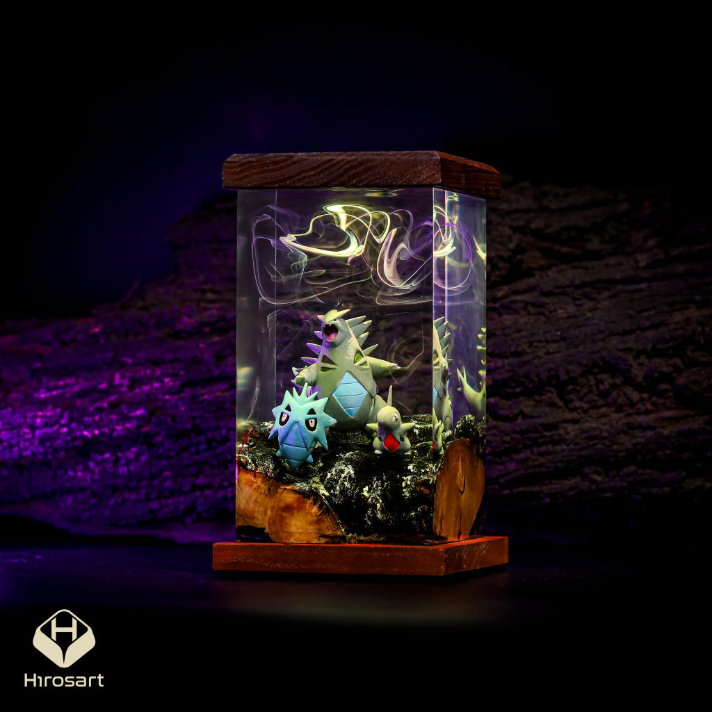 Tyranitar Pokemon Epoxy Night Light 7 Tyranitar Pokemon Epoxy Night Light