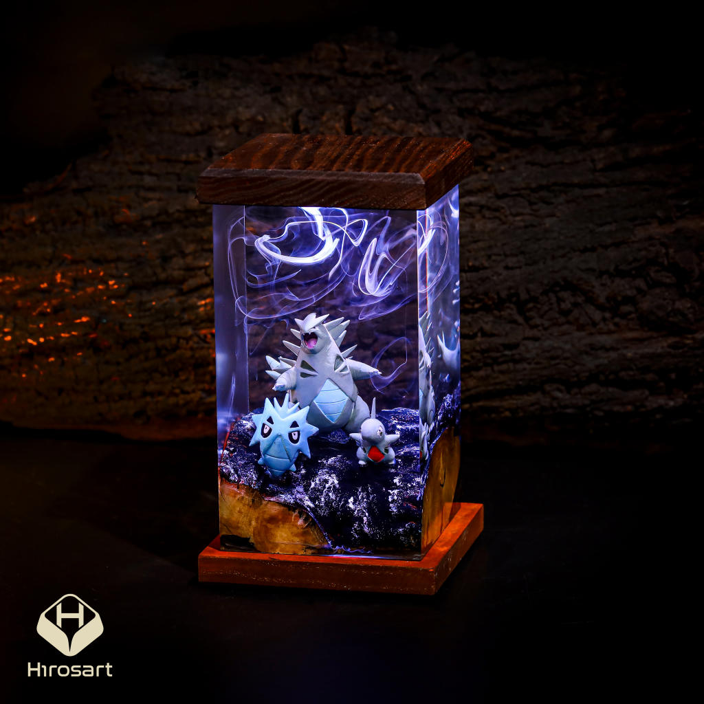 Tyranitar Pokemon Epoxy Night Light 8 Tyranitar Pokemon Epoxy Night Light