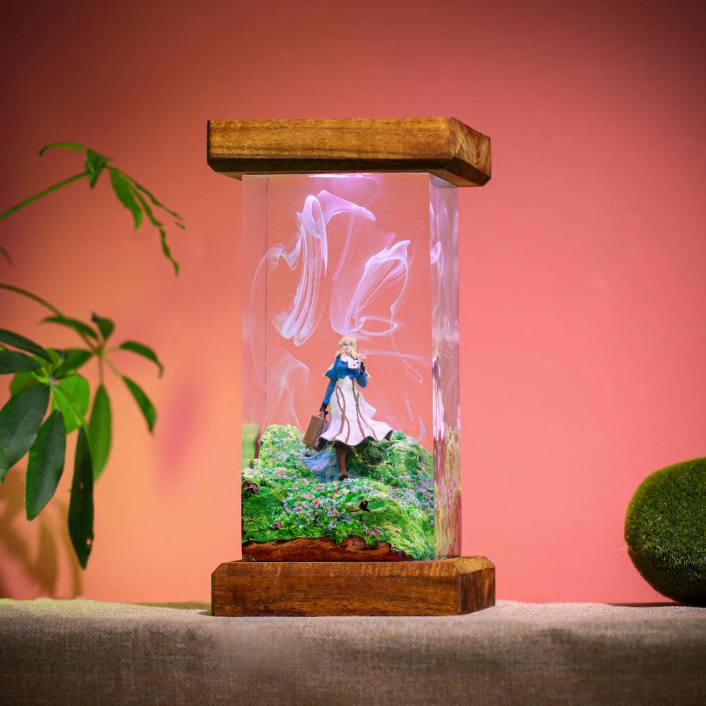 Violet Evergarden Epoxy Lamp 2 Violet Evergarden Epoxy Lamp