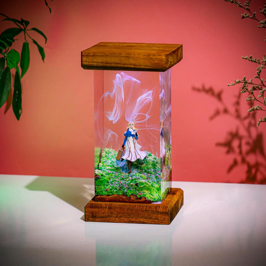 Violet Evergarden Epoxy Lamp 3 Violet Evergarden Epoxy Lamp