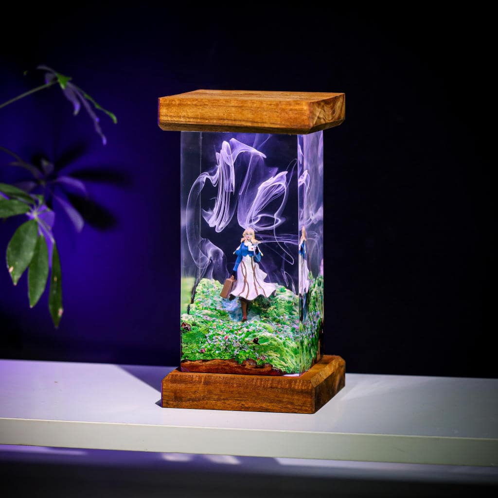 Violet Evergarden Epoxy Lamp 4 Violet Evergarden Epoxy Lamp