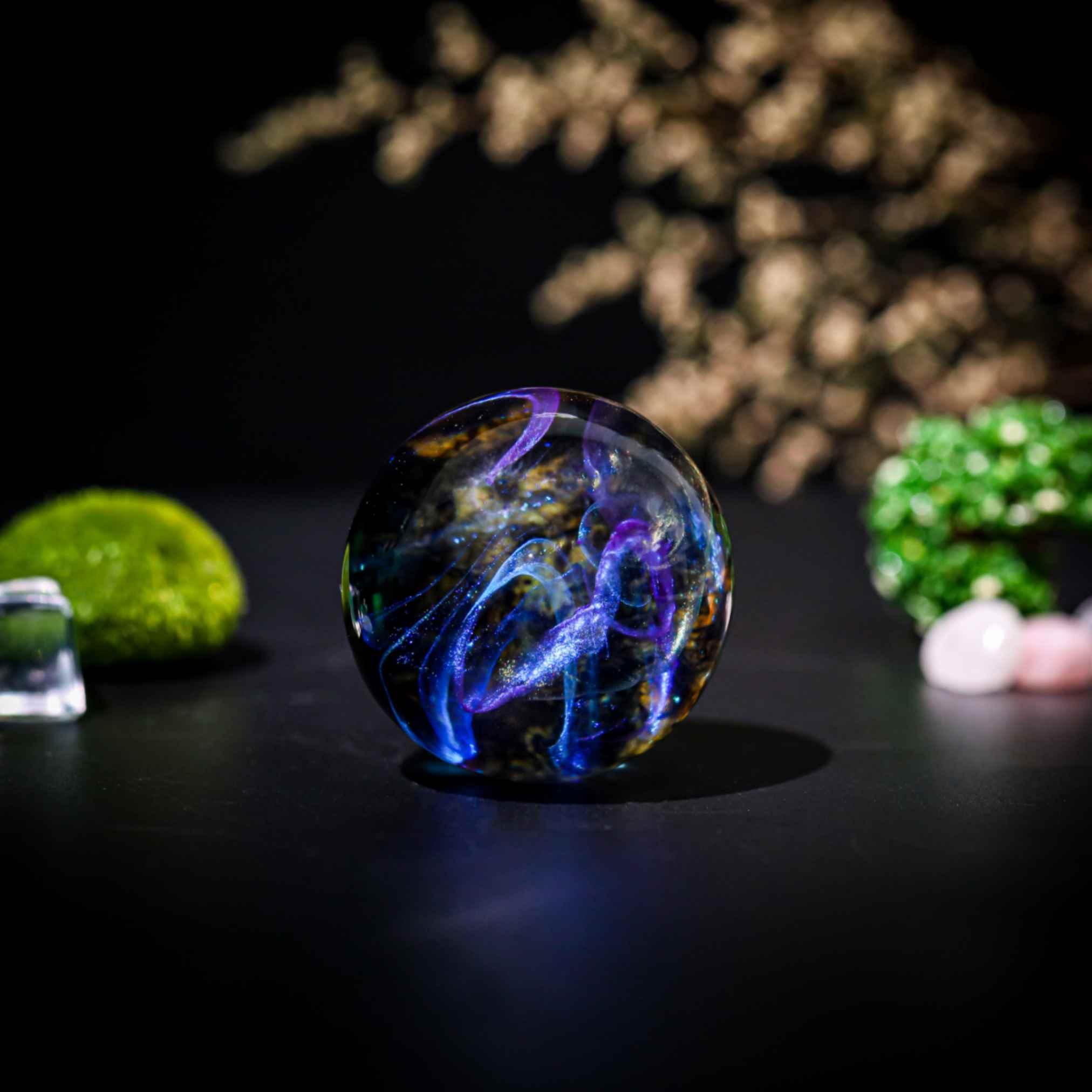 Galaxy Resin Paperweight 7 Galaxy Resin Paperweight