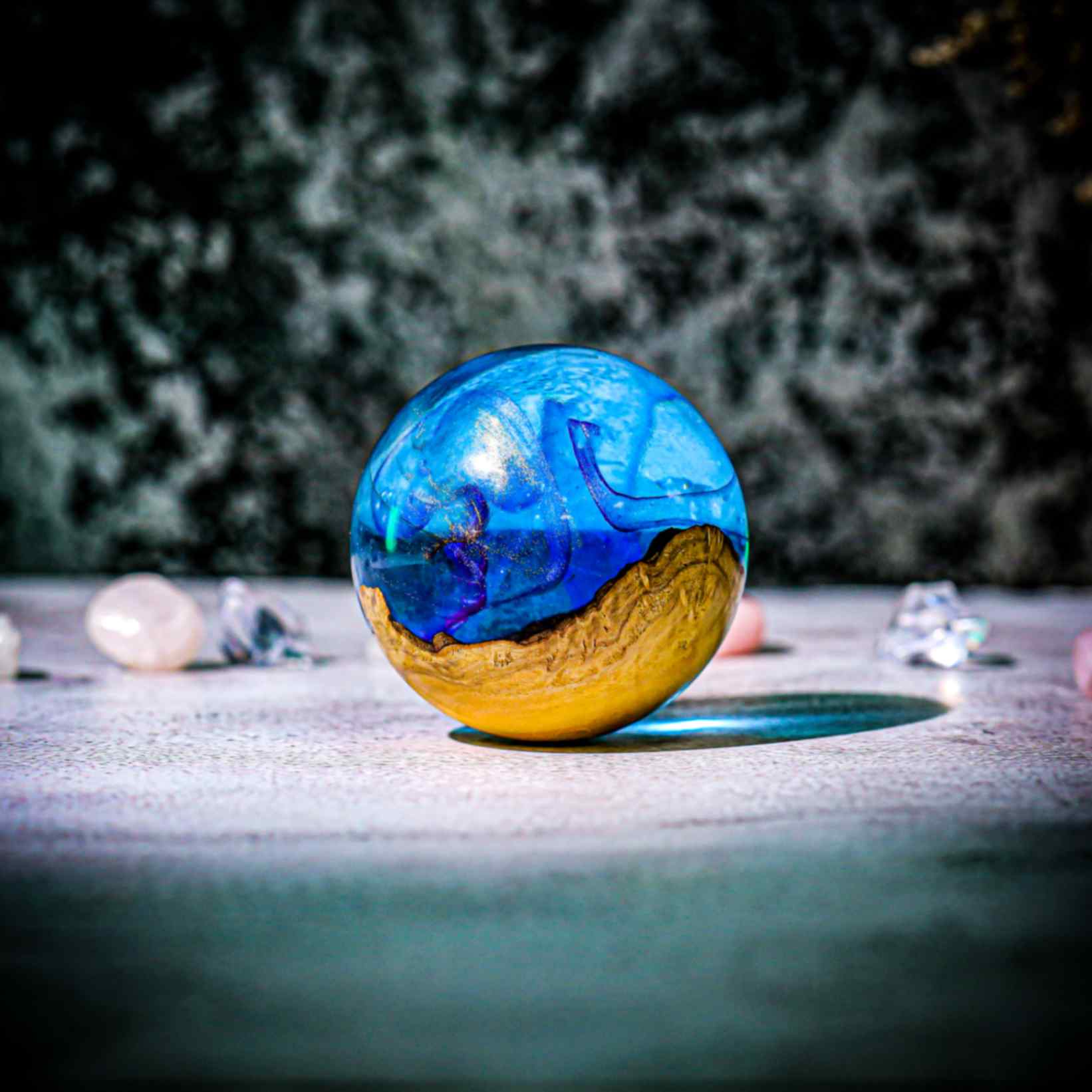 Galaxy Resin Paperweight 6 Galaxy Resin Paperweight