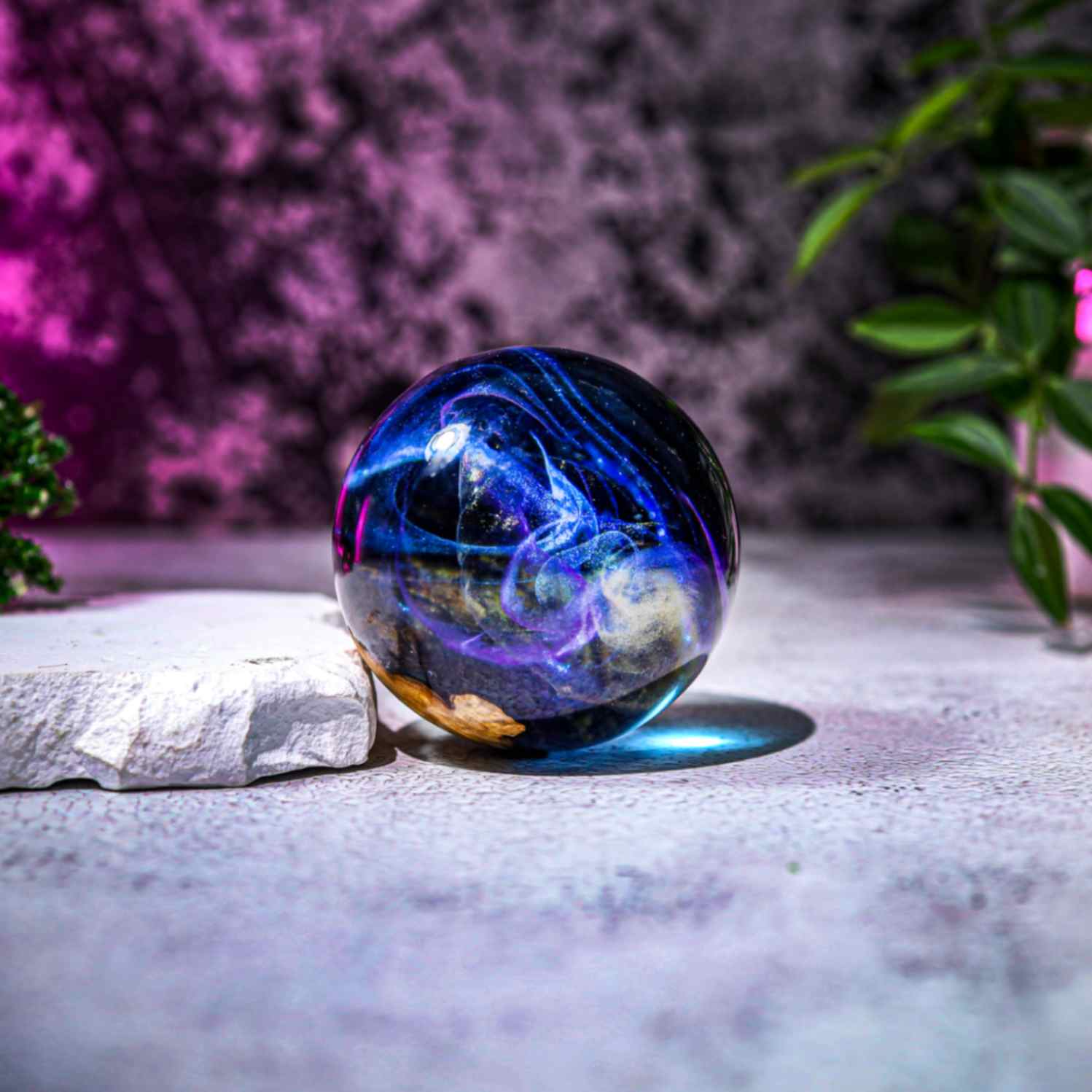 Galaxy Resin Paperweight 1 Galaxy Resin Paperweight