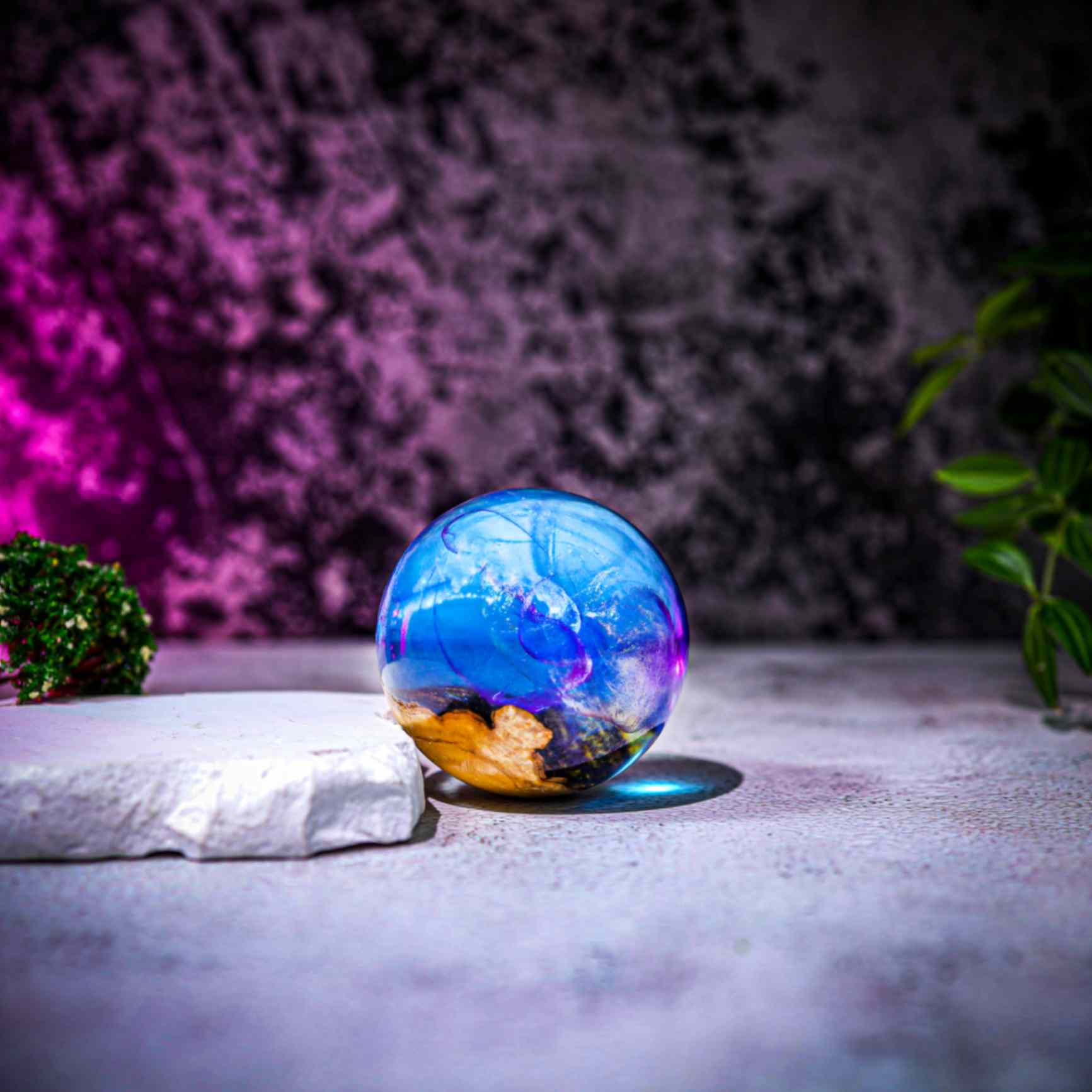 Galaxy Resin Paperweight 3 Galaxy Resin Paperweight