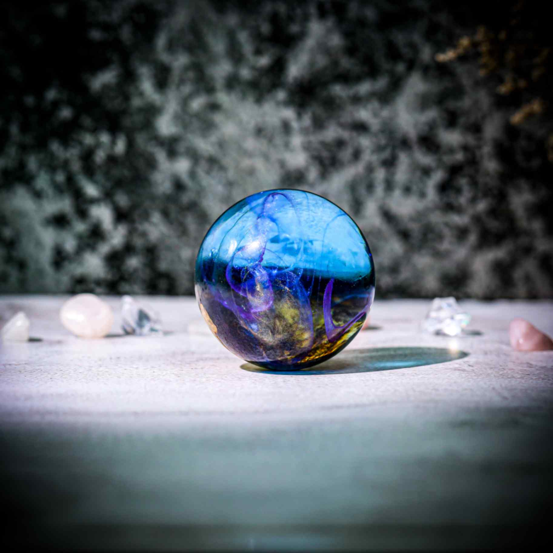 Galaxy Resin Paperweight 4 Galaxy Resin Paperweight