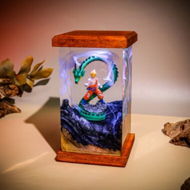Goku and Shenron Dragon ball lamp