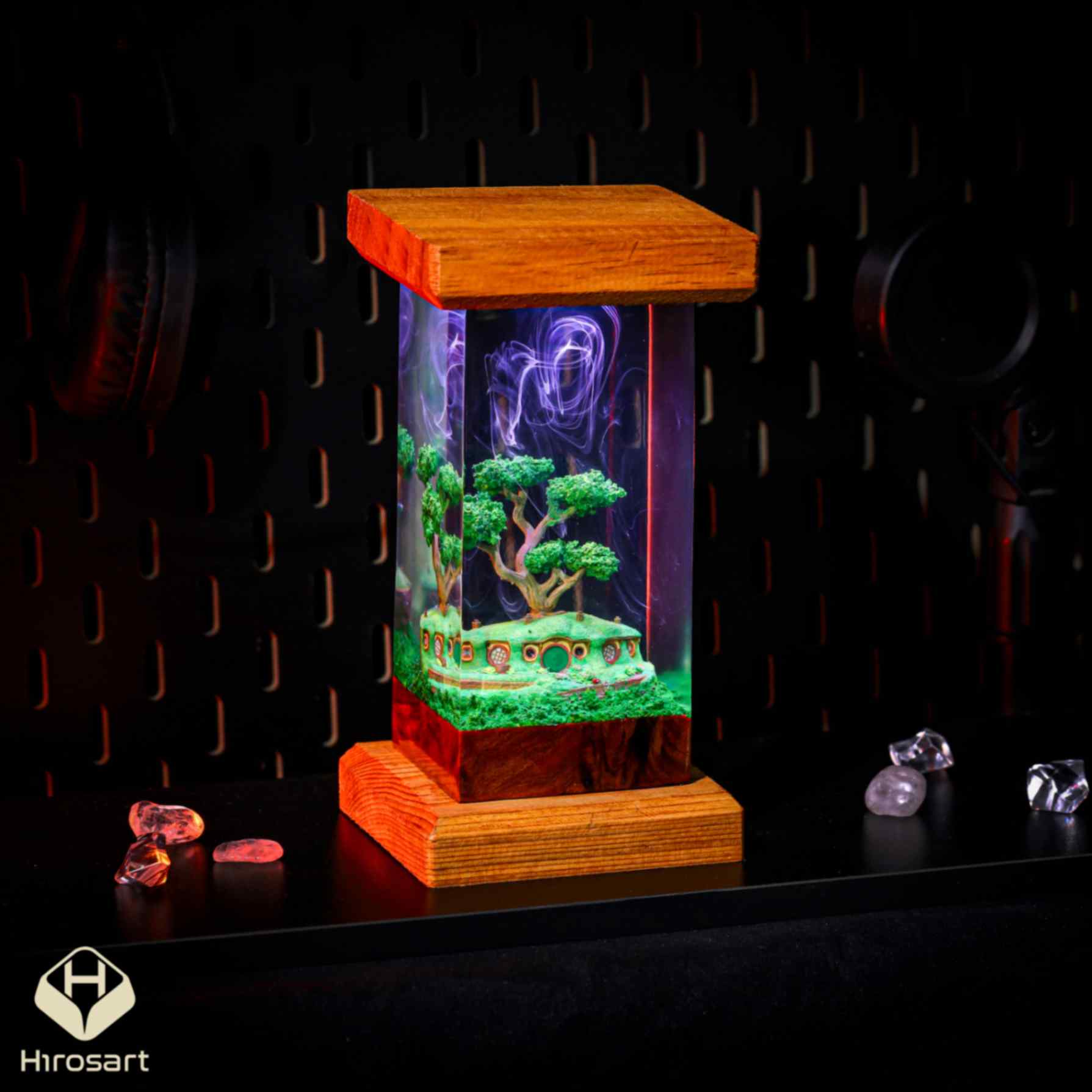 Hobbiton Bonsai Pot Epoxy Lamp 8 Hobbiton Bonsai Pot Epoxy Lamp