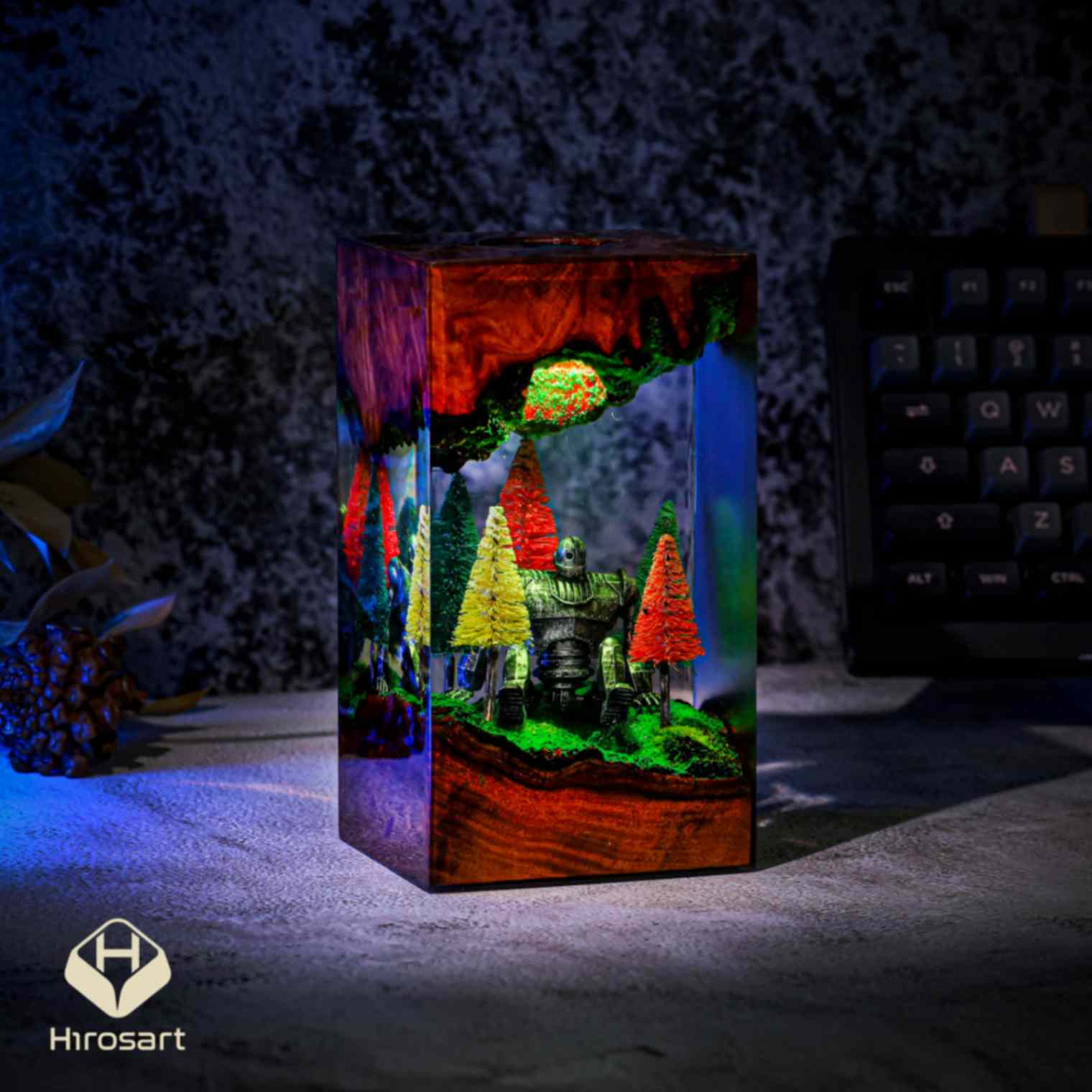 The Giant Iron Epoxy Night Light 1 The Giant Iron Epoxy Night Light