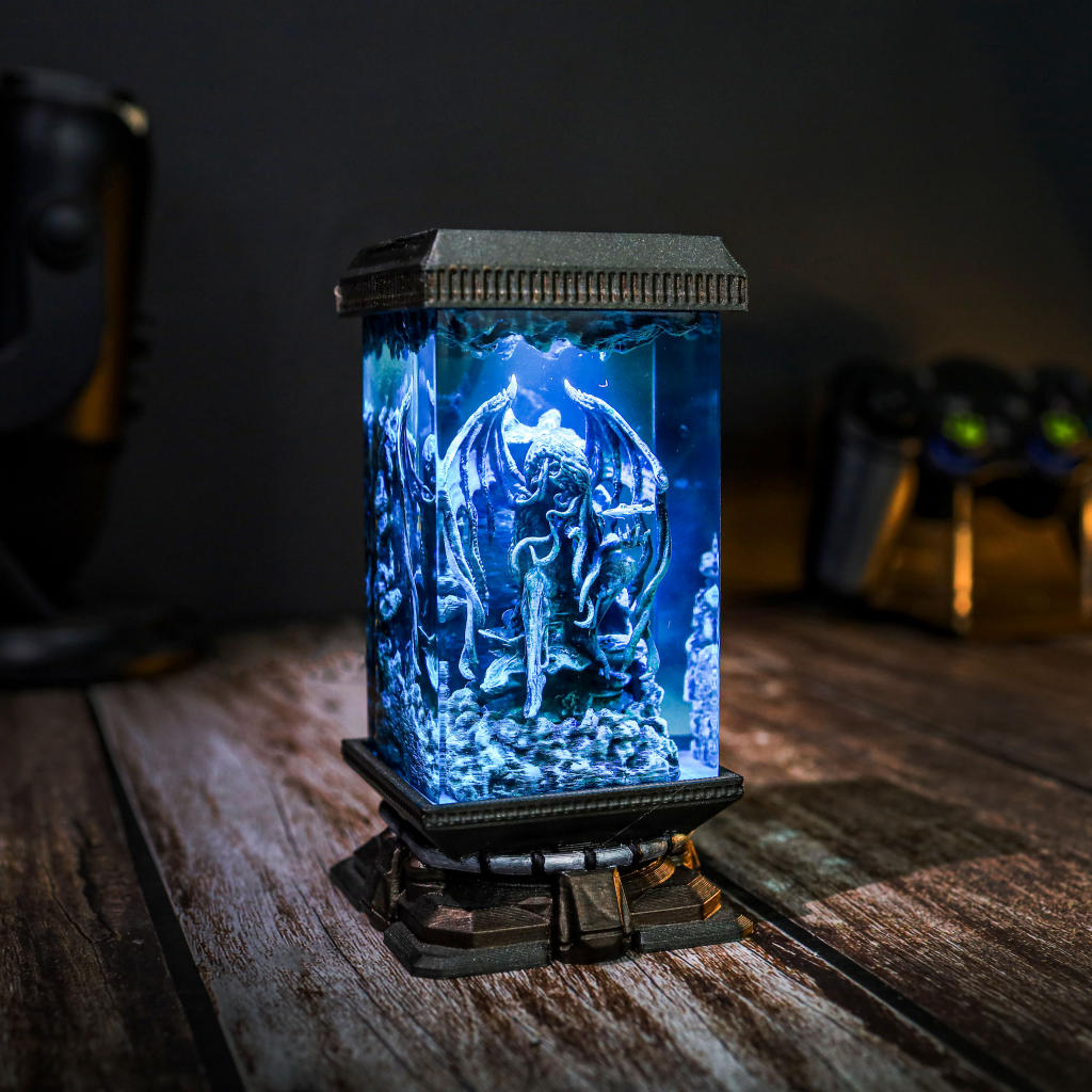 Cthulhu Diorama Light 1 Cthulhu Diorama Light