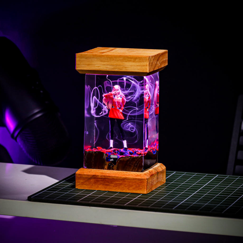 Darling In The Franxx Zero Two Resin Lamp 1 Darling In The Franxx Zero Two Resin Lamp