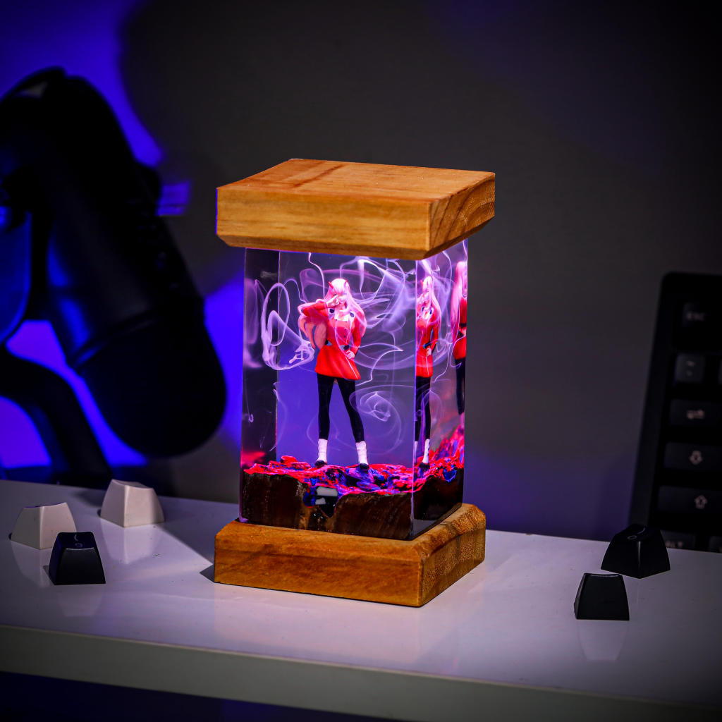 Darling In The Franxx Zero Two Resin Lamp 4 Darling In The Franxx Zero Two Resin Lamp