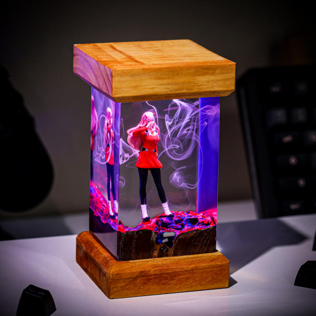 Darling In The Franxx Zero Two Resin Lamp 2 Darling In The Franxx Zero Two Resin Lamp