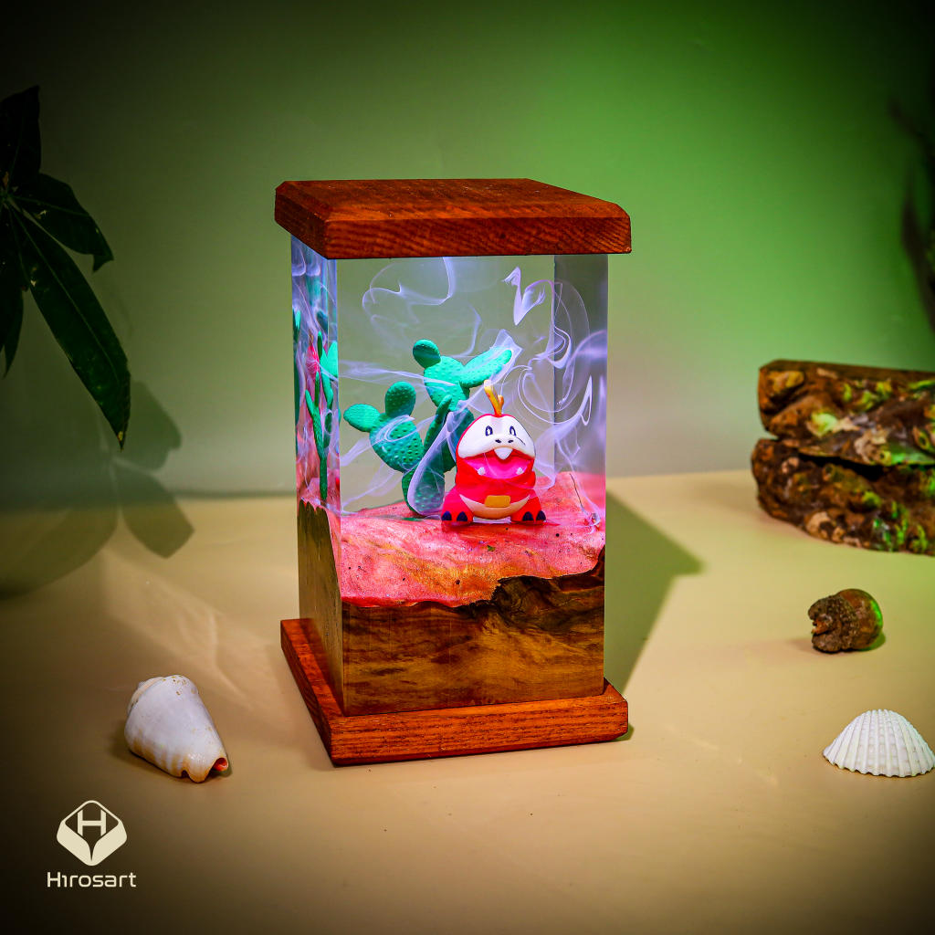 Fuecoco Pokémon Resin Lamp 1 Fuecoco Pokémon Resin Lamp