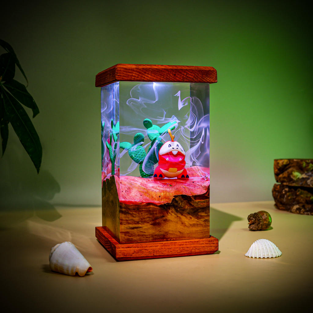 Fuecoco Pokémon Resin Lamp 4 Fuecoco Pokémon Resin Lamp