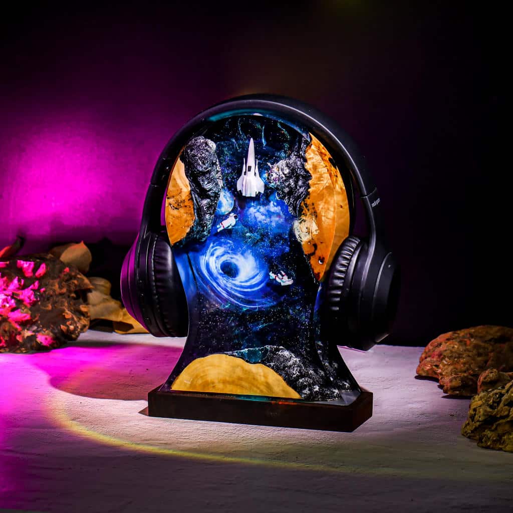 Interstellar Headphone Stand & Night Light Ver 2 6 Interstellar Headphone Stand & Night Light Ver 2