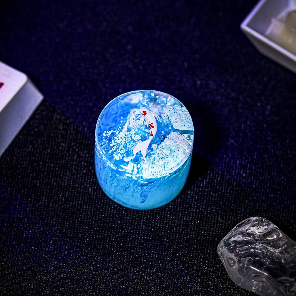 Koi Artisan Keyboard Knob 9 Koi Artisan Keyboard Knob