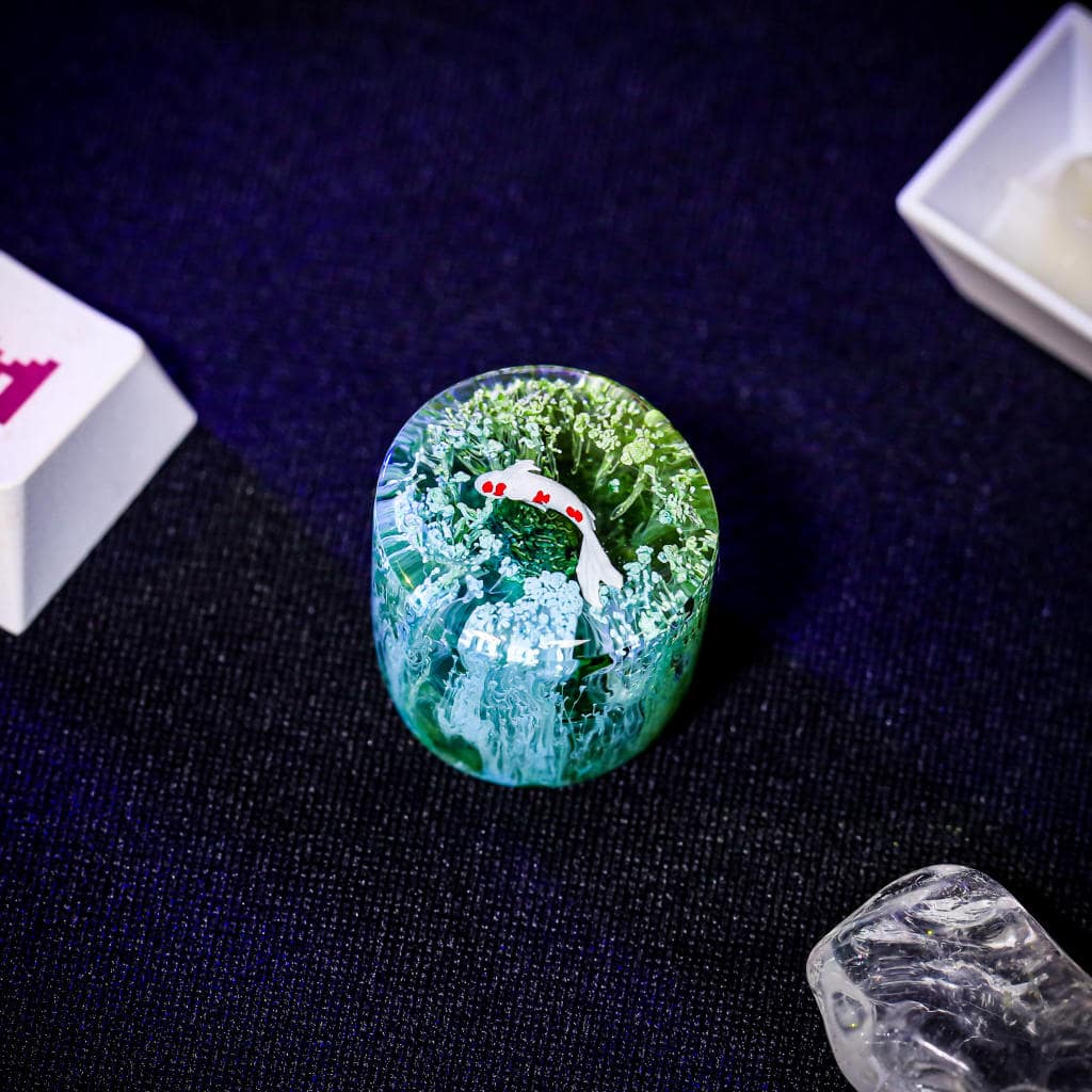 Koi Artisan Keyboard Knob 10 Koi Artisan Keyboard Knob