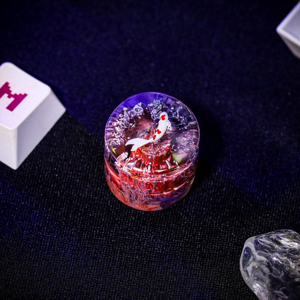 Koi Artisan Keyboard Knob 12 Koi Artisan Keyboard Knob