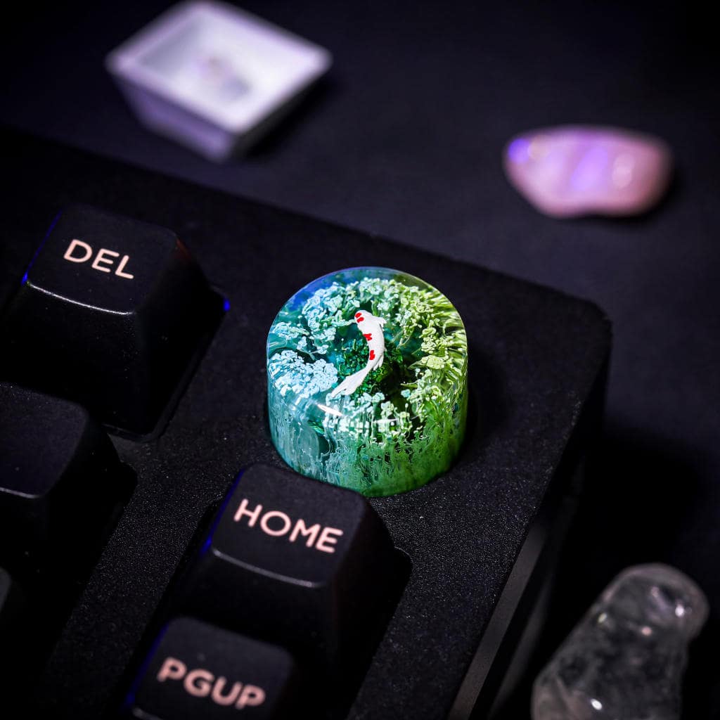 Koi Artisan Keyboard Knob 3 Koi Artisan Keyboard Knob