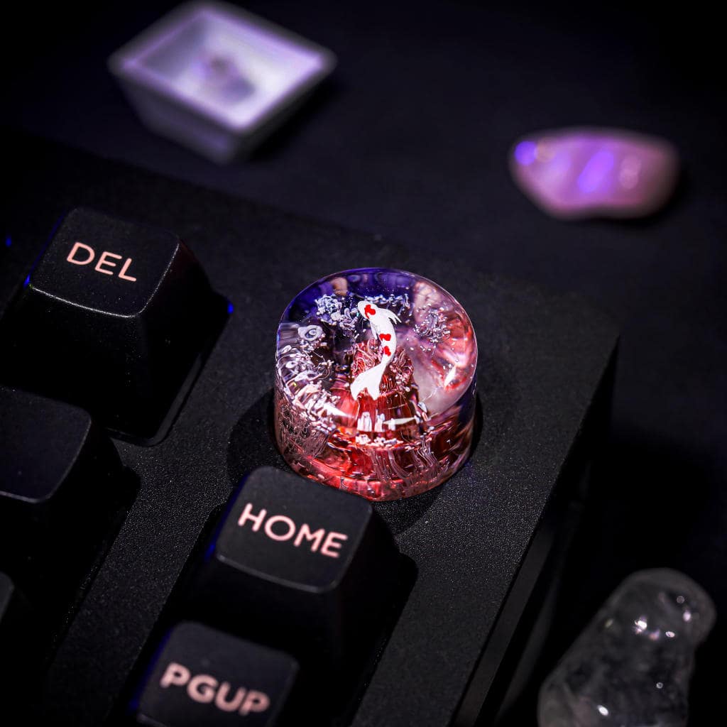 Koi Artisan Keyboard Knob 5 Koi Artisan Keyboard Knob