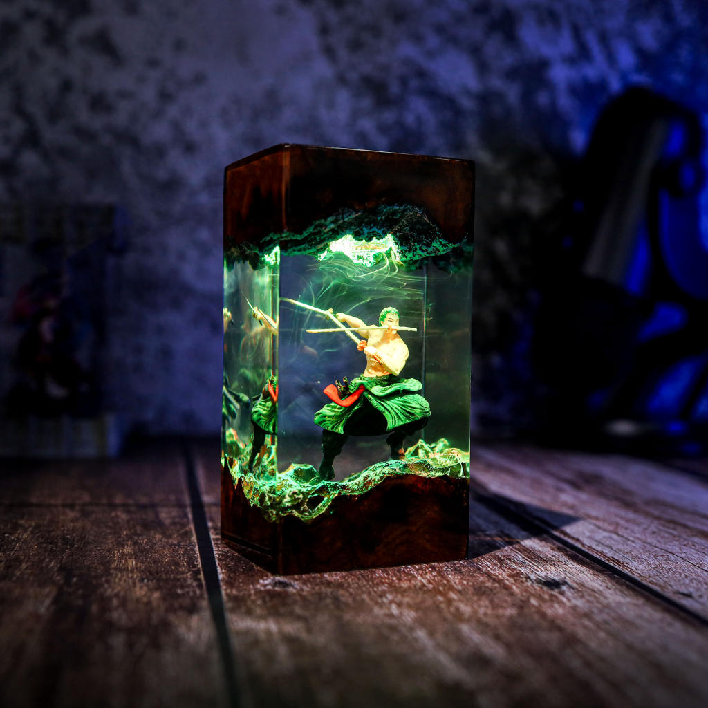 Roronoa Zoro One Piece Epoxy Lamp 9 Roronoa Zoro One Piece Epoxy Lamp Ver2