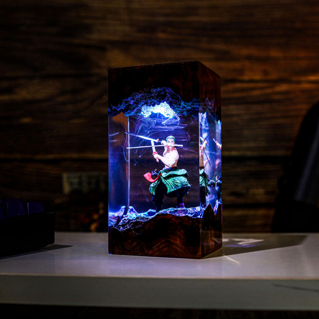 Roronoa Zoro One Piece Epoxy Lamp 22 Roronoa Zoro One Piece Epoxy Lamp