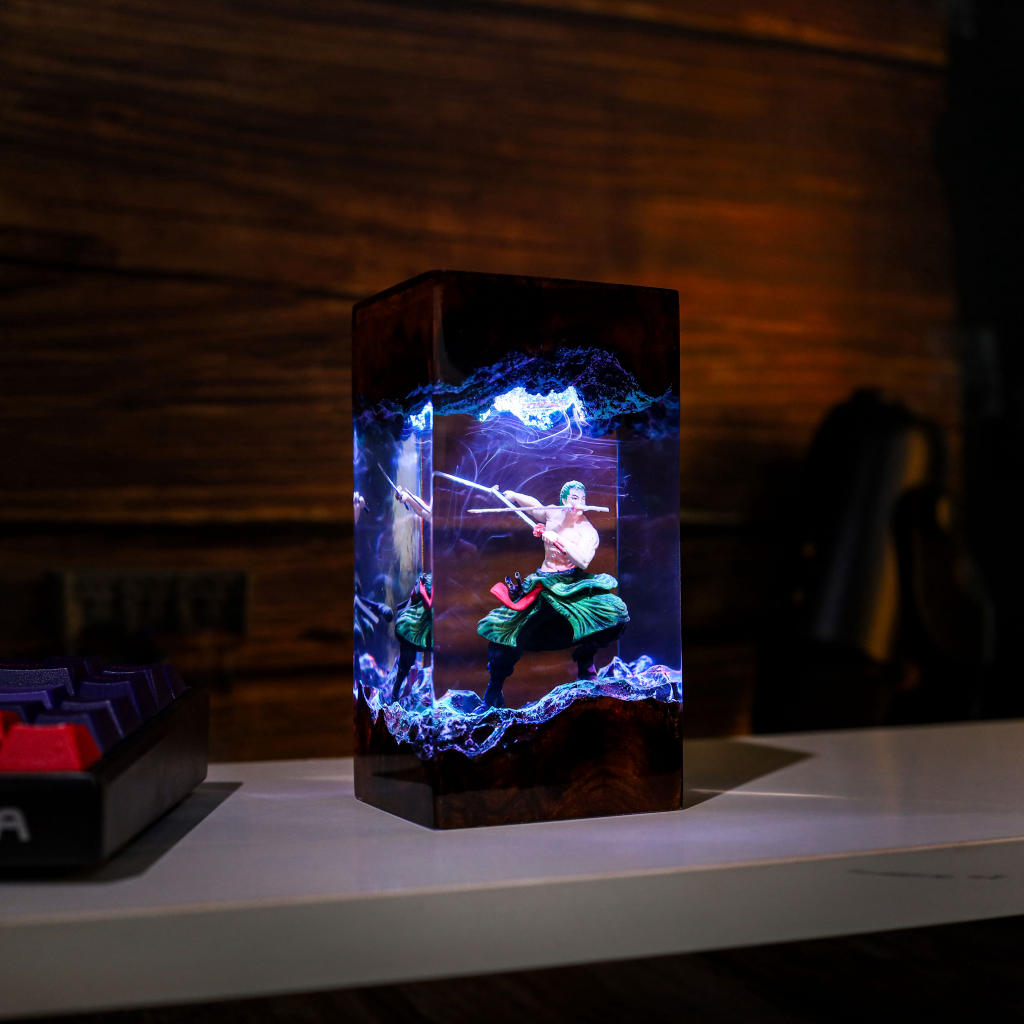 Roronoa Zoro One Piece Epoxy Lamp 20 Roronoa Zoro One Piece Epoxy Lamp Ver2