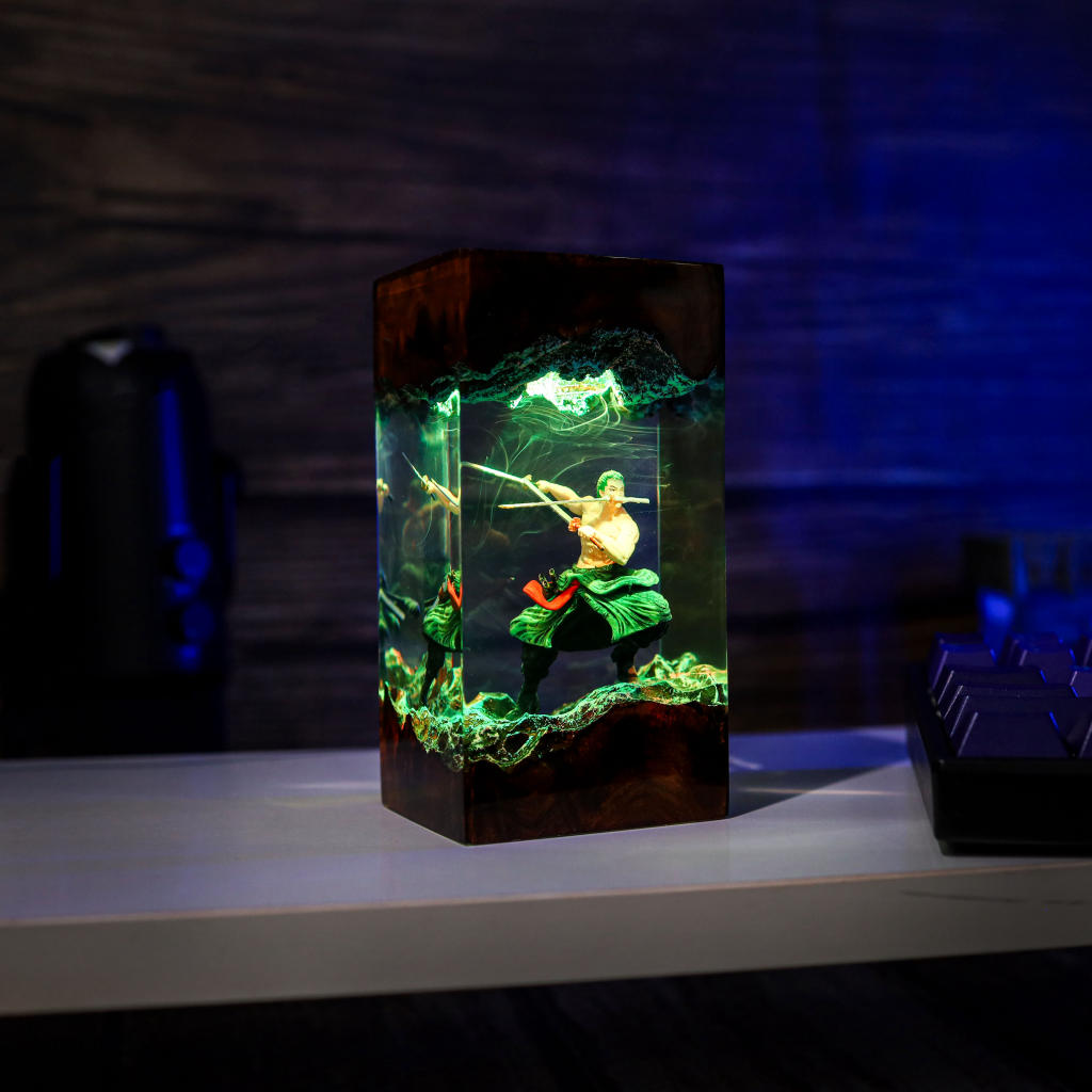 Roronoa Zoro One Piece Epoxy Lamp 15 Roronoa Zoro One Piece Epoxy Lamp Ver2