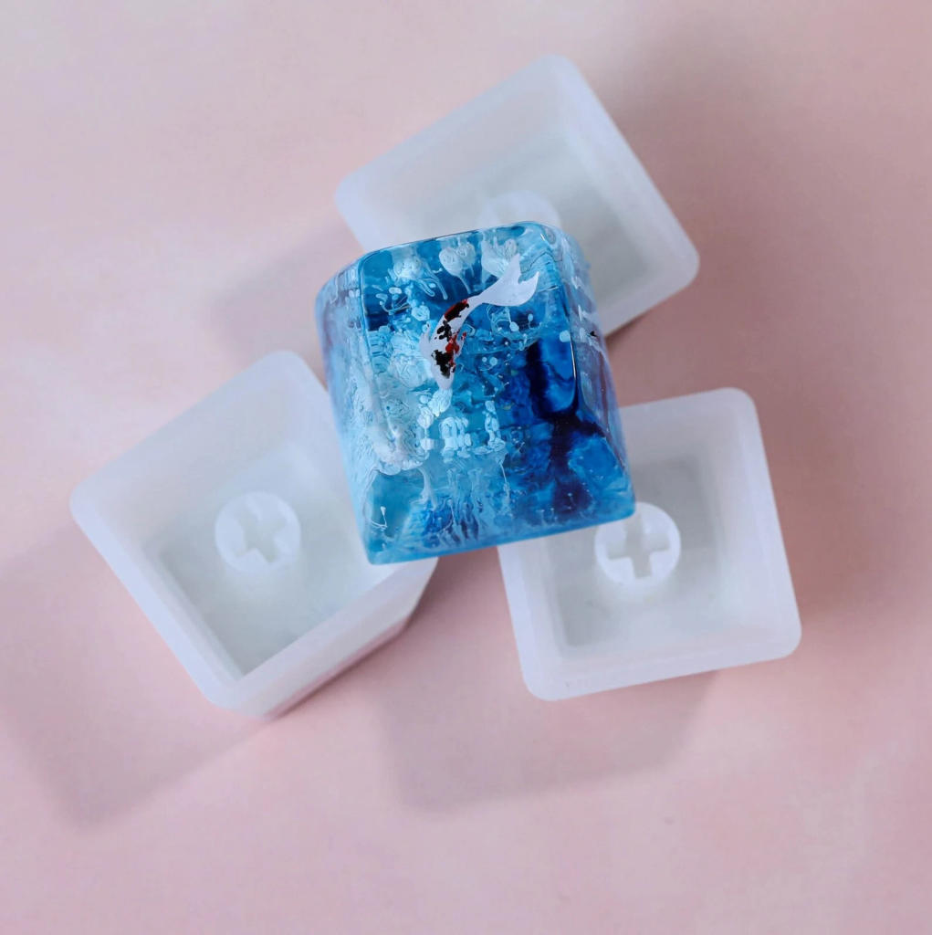 Koi Artisan Keyboard Knob 14 Koi Artisan Keyboard Knob