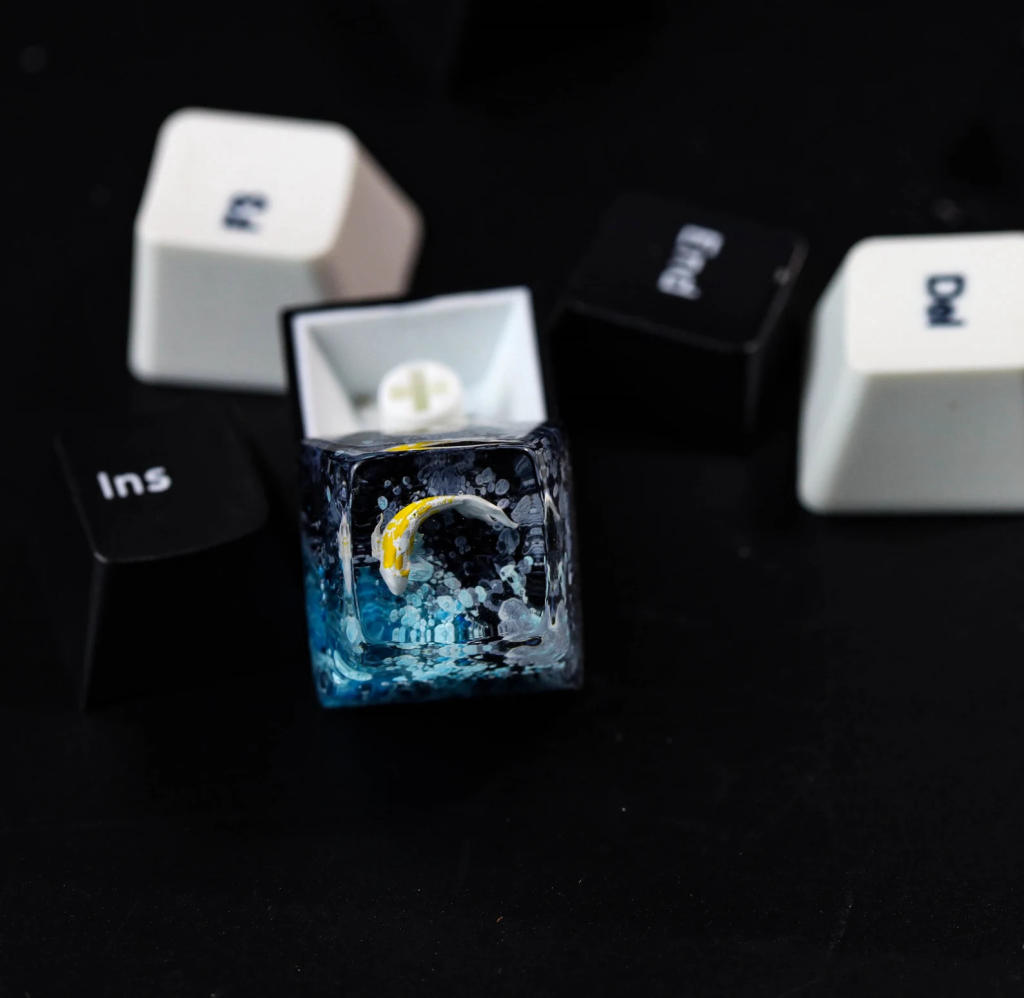Koi Artisan Keyboard Knob 16 Koi Artisan Keyboard Knob