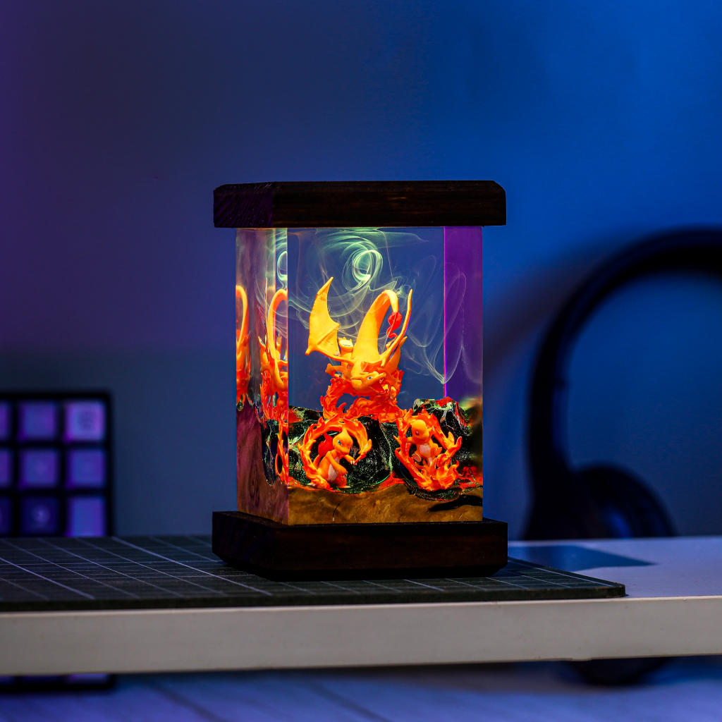 Charizard Evolution Pokemon Resin Night Light 8 Charizard Pokemon Resin Night Light Ver 3
