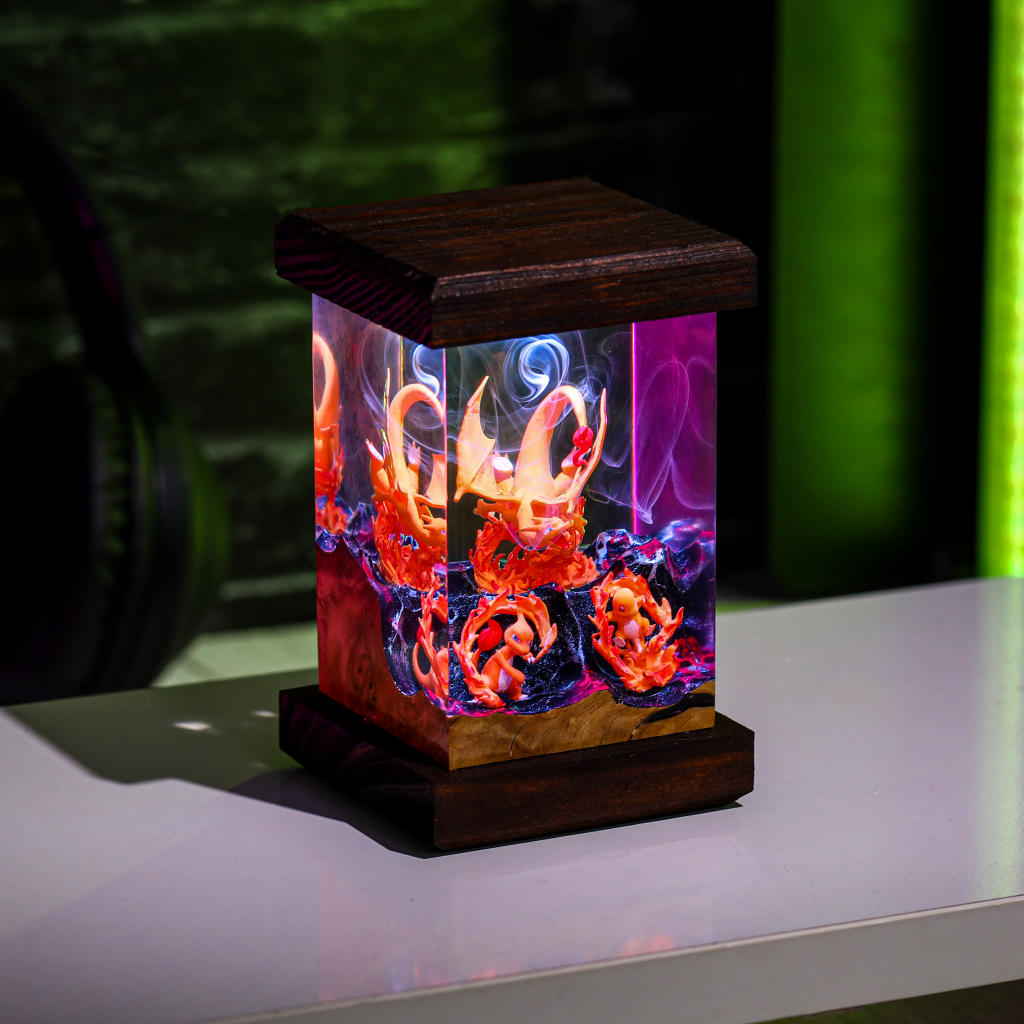Charizard Evolution Pokemon Resin Night Light 5 Charizard Pokemon Resin Night Light Ver 3